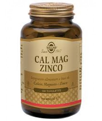 SOLGAR CAL MAG ZINCO 100 CAPSULE